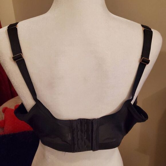 Cacique Boost Balconette Black Shimmer lace 40DDD - Picture 7 of 11